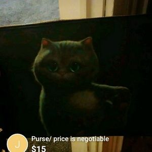 Purse with the cat from alice